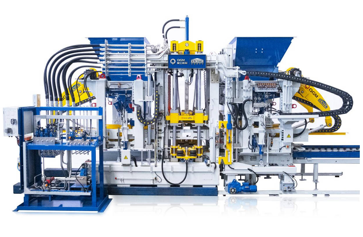 Quangong ZN1000-2 tiilenvalmistuskone, jossa yhdistyvät saksalainen tarkkuustekniikka ja kiinalainen nerokkuus, on rakennettu korkealaatuista tuotantoa varten.