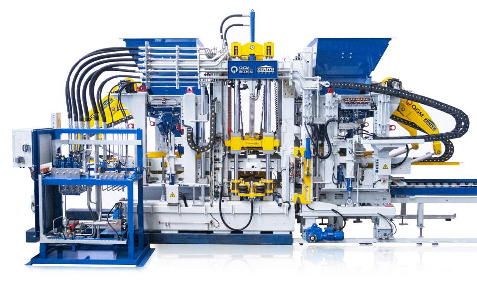 Edistyksellinen tiilikone suorituskykyisille betonilohkoille